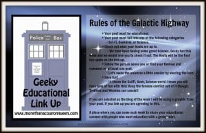 Rules for the Geeky Educational Link Up