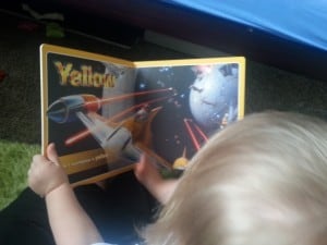 The Colors Star Wars board book is helpful for learning