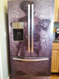 Star Wars Kitchen Ideas - Han Solo in Carbonite Fridge Wrap