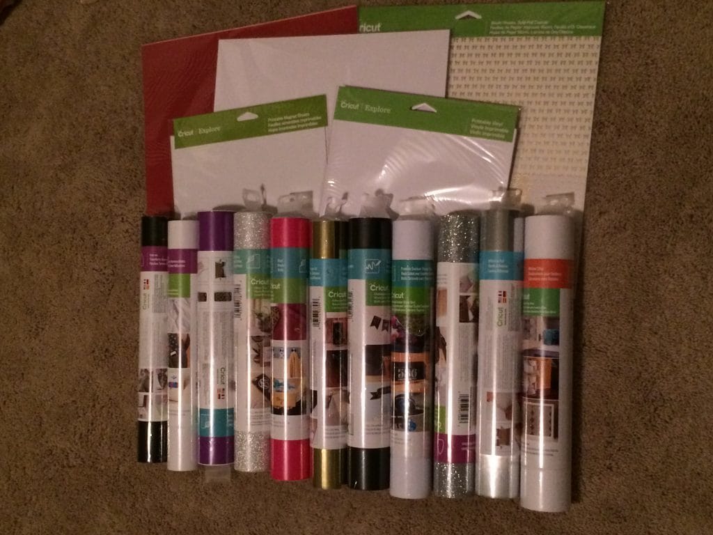 Just some of the different materials you can craft using the Cricut Explore Air 2